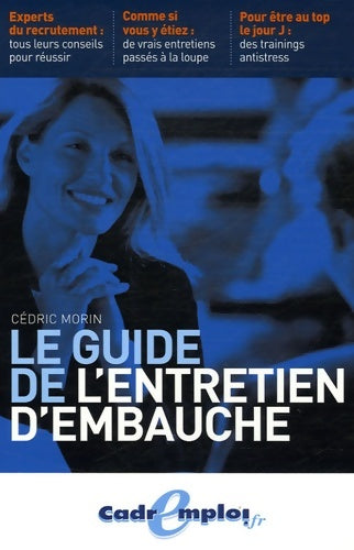 Livrenpoche : Le guide d'entretien d'embauche - Cedric Morin - Livre