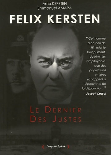 Livrenpoche : Felix Kersten : Le Dernier des Justes - Arno Kersten - Livre