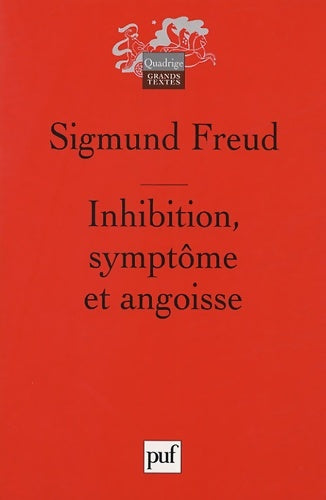 Livrenpoche : Inhibition symptôme et angoisse - Sigmund Freud - Livre
