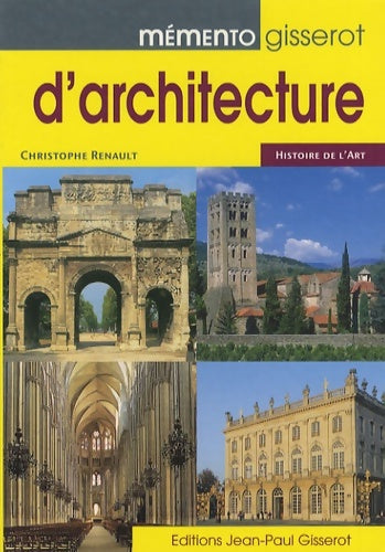 Livrenpoche : Mémento gisserot d'architecture - Christophe Renault - Livre