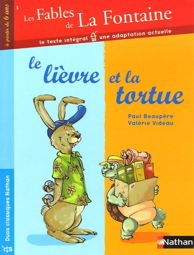 Livrenpoche : Lievre et la tortue - Jean De La Fontaine - Livre