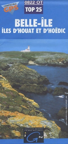 Livrenpoche : Carte de randonnée : Belle Île, Houat, Hoëdic - Collectif - Livre