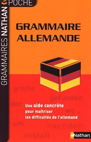 Livrenpoche : Grammaire allemande poche - Eric Grumbach - Livre