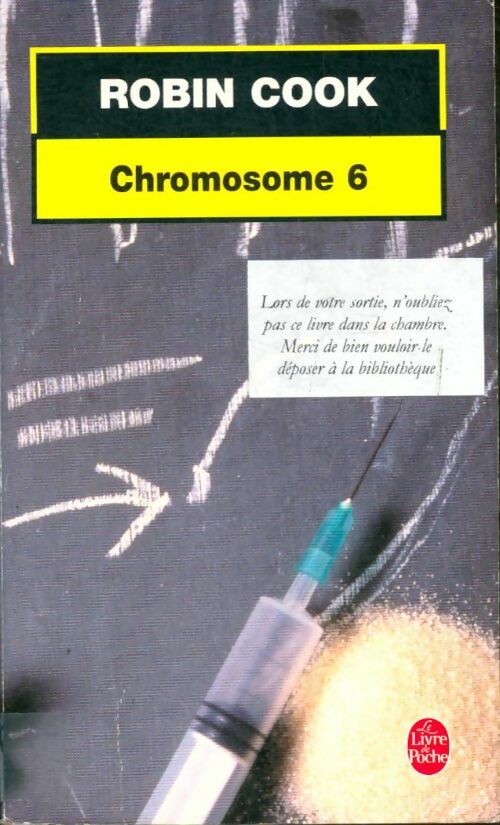 Livrenpoche : Chromosome 6 - Robin Cook - Livre