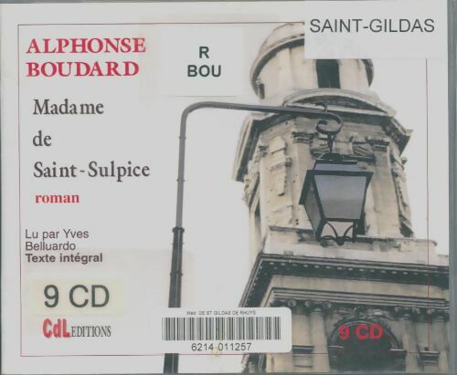 Livrenpoche : Madame de Saint-Sulpice (9 CD) - Alphonse Boudard - Livre