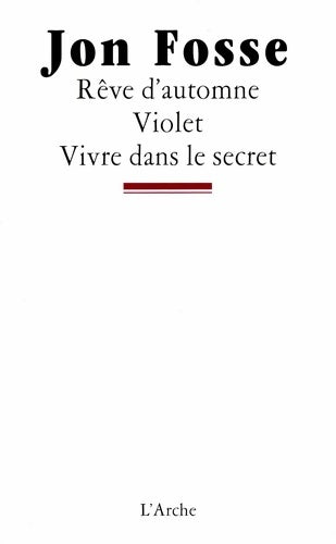 Livrenpoche : Rêve d'automne / violet - Jon Fosse - Livre