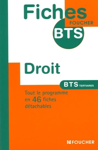 Livrenpoche : Droit BTS tertiares (ancienne édition) - Hélène Thomas - Livre