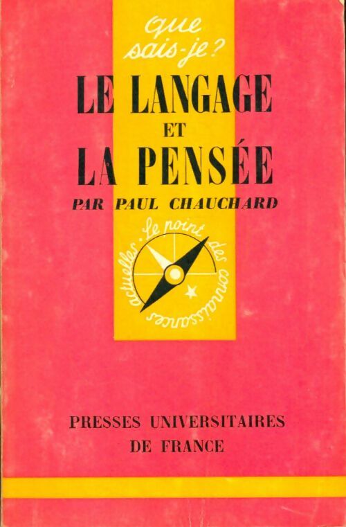 Livrenpoche : Le langage et la pensée - Paul Chauchard - Livre