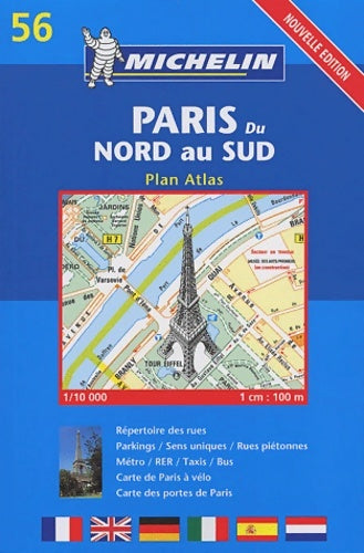 Livrenpoche : Plan de ville : Paris du nord au sud numéro 56 - Plans De Ville Michelin Europe - Livre