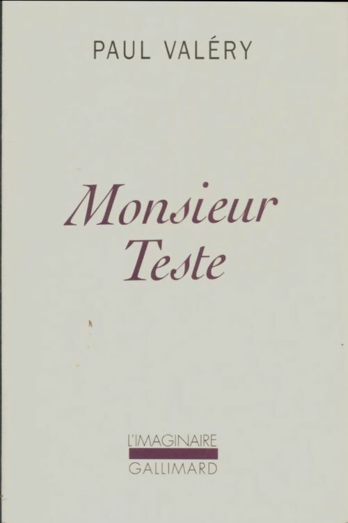 Livrenpoche : Monsieur Teste - Paul Valéry - Livre