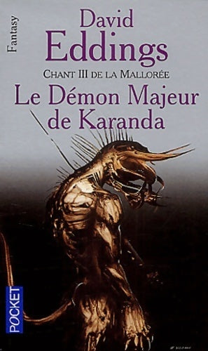 Livrenpoche : Chant III de la Mallorée Tome III : Le démon majeur de Karanda - David Eddings - Livre