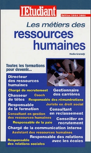 Livrenpoche : Métiers & formations des ressources humaines - Nadia Graradji - Livre