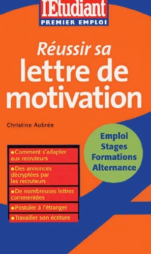 Livrenpoche : Réussir sa lettre de motivation - Christine Aubrée - Livre