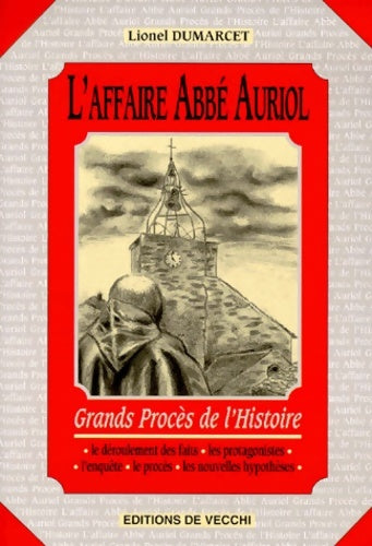 Livrenpoche : L'affaire abbé auriol - Lionel Dumarcet - Livre