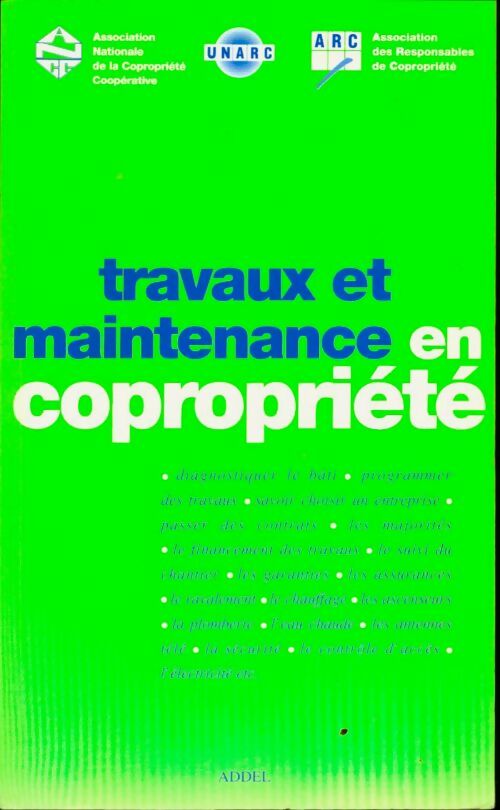 Livrenpoche : Travaux et maintenance en copropriété - Collectif - Livre