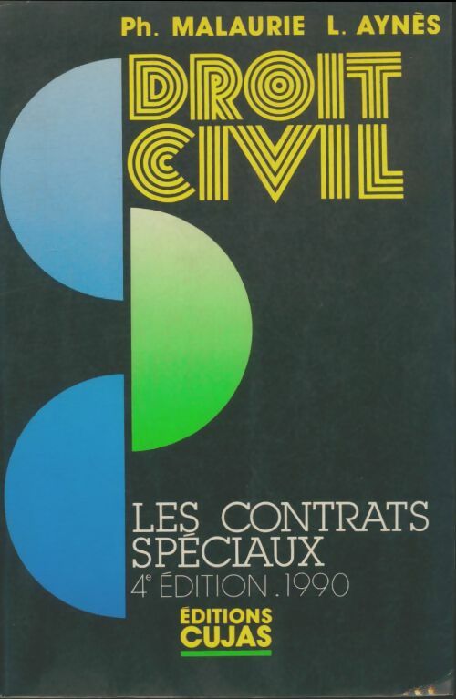 Livrenpoche : Droit civil : Les contrats spéciaux - Laurent Aynès - Livre