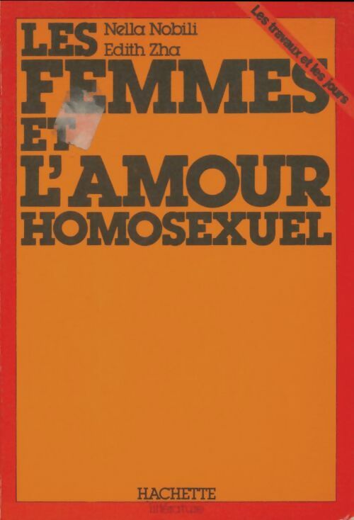 Livrenpoche : Les femmes et l'amour homosexuel - Nella Nobili - Livre
