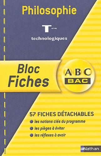 Livrenpoche : Philosophie : Terminales stt-sti-stl-sms - Collectif - Livre