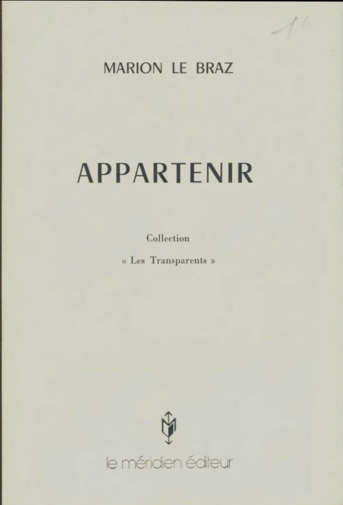 Livrenpoche : Appartenir - Marion Le Braz - Livre