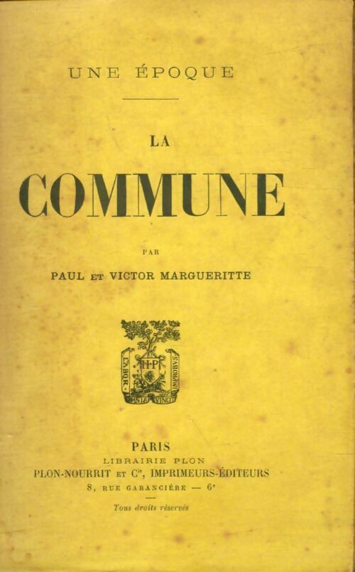 Livrenpoche : La commune - Paul Margueritte - Livre