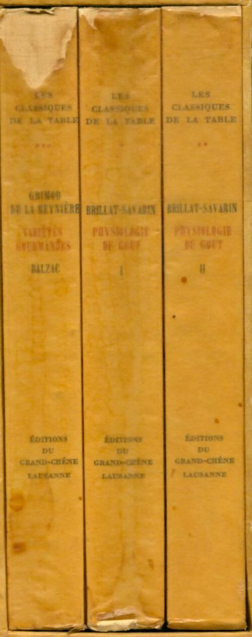 Livrenpoche : Variétés gourmandes / Physiologie du goût Tomes I et II - Collectif - Livre
