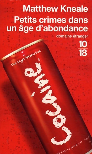 Livrenpoche : Petits crimes dans un âge d'abondance - Matthew Kneale - Livre