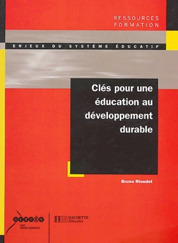 Livrenpoche : Clés pour une éducation au développement durable - CNDP - Livre