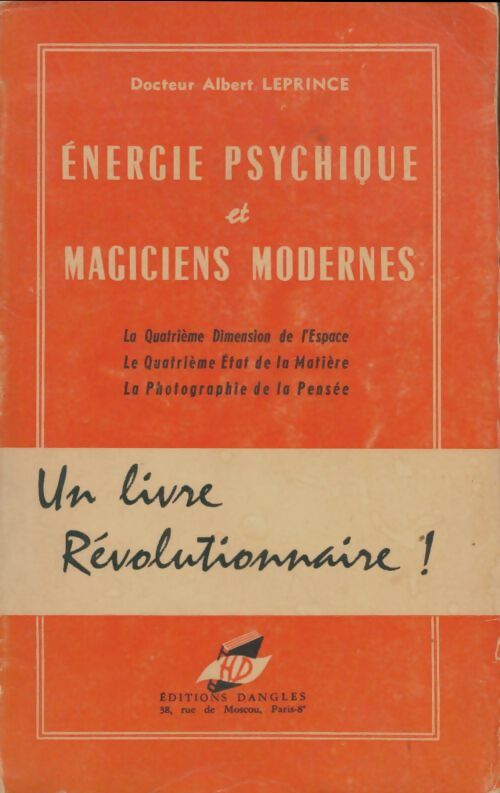 Livrenpoche : Énergie psychique et magiciens modernes - Albert Leprince - Livre