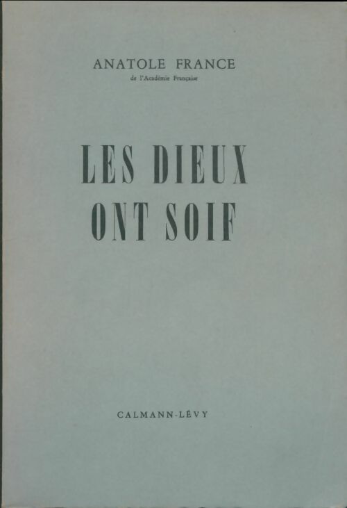 Livrenpoche : Les dieux ont soif - Anatole France - Livre