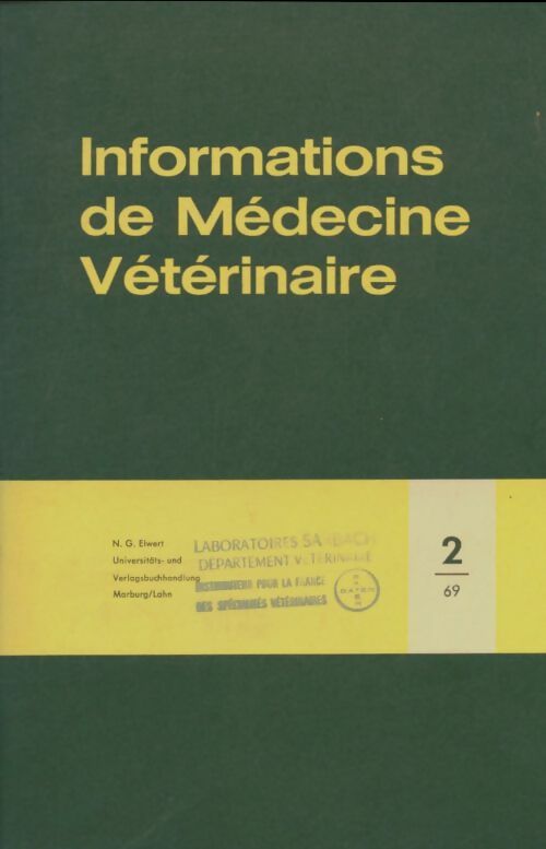 Livrenpoche : Informations de médecine vétérinaire n°2 - Collectif - Livre