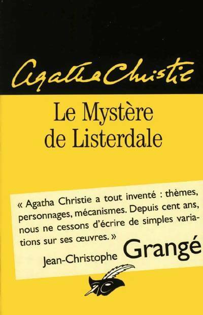 Livrenpoche : Le mystère de Listerdale (douze nouvelles) - Agatha Christie - Livre