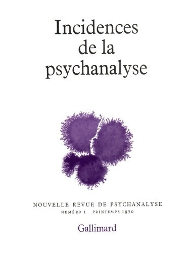Livrenpoche : Nouvelle revue de psychanalyse n°1 : Incidences de la psychanalyse - Collectif - Livre