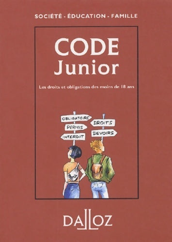 Livrenpoche : Code junior - Chagnollaud - Livre