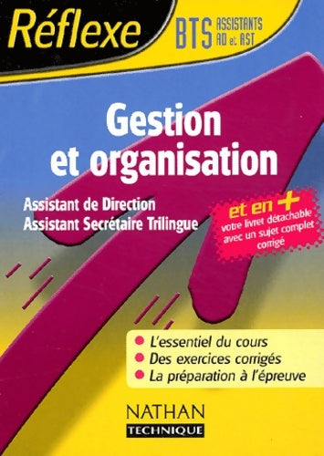 Livrenpoche : Gestion et organisation BTS assistant de direction - Michel Jaulin - Livre