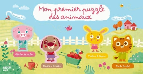 Livrenpoche : Mon premier puzzle des animaux - Virginie Hanna - Livre