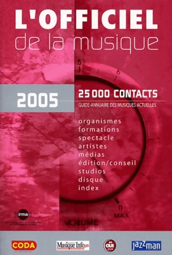 Livrenpoche : L'officiel de la musique 2005 - Irma - Livre