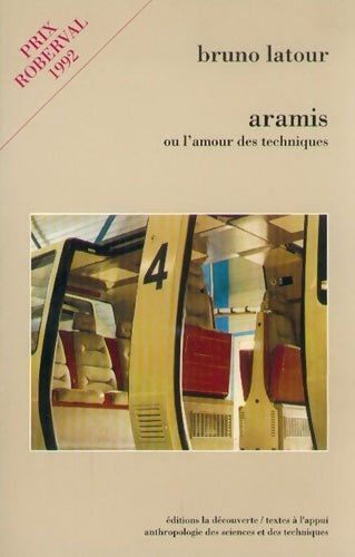 Livrenpoche : Aramis ou l'amour des techniques - Bruno Latour - Livre