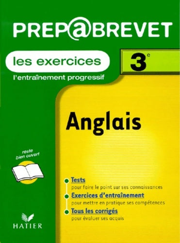 Livrenpoche : Prépabrevet les exercices : Anglais 3e - Collectif - Livre