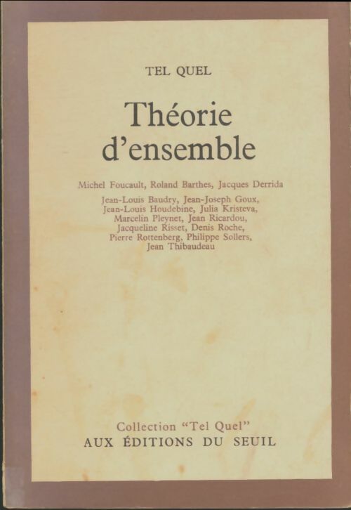 Livrenpoche : Théorie d'ensemble - Collectif - Livre