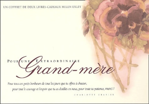 Livrenpoche : Pour une extraordinaire grand-mère coffret 2 volumes - Collectif - Livre