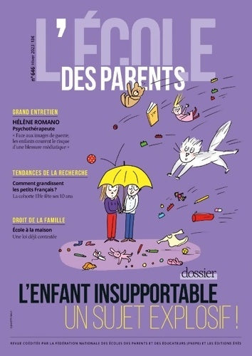 Livrenpoche : EPE 646 - L'enfant insupportable : Un sujet explosif - Collectif - Livre