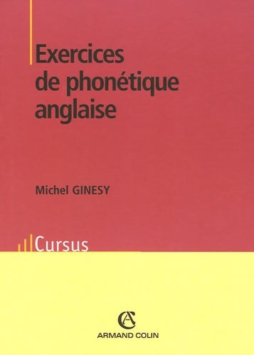 Livrenpoche : Exercices de phonétique anglaise - Michel Ginesy - Livre