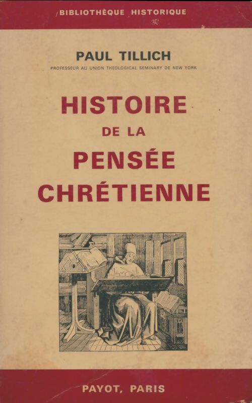 Livrenpoche : Histoire de la pensée chrétienne - Paul Tillich - Livre