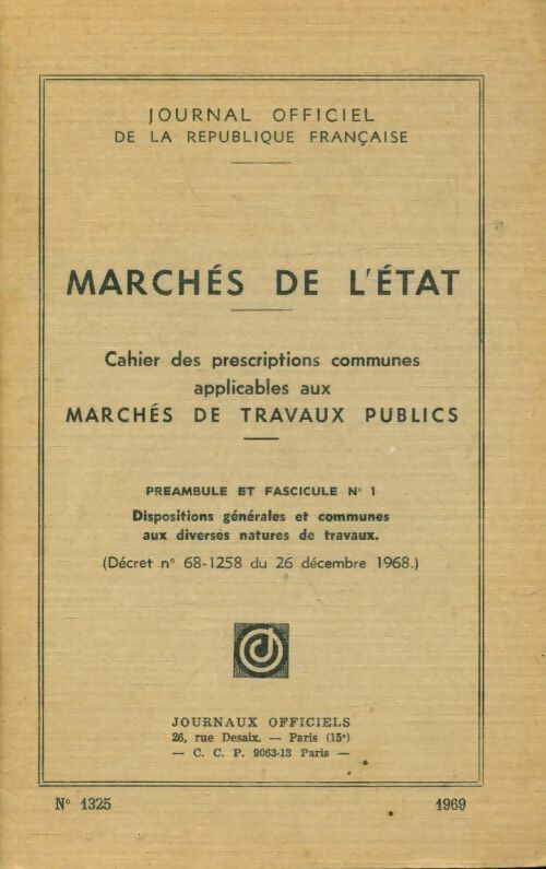 Livrenpoche : Marchés de l'état - Collectif - Livre