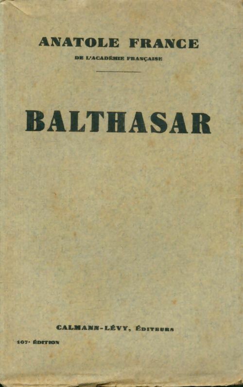 Livrenpoche : Balthasar - Anatole France - Livre