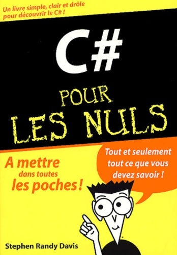 Livrenpoche : Pour les nuls - Stephen Randy Davis - Livre