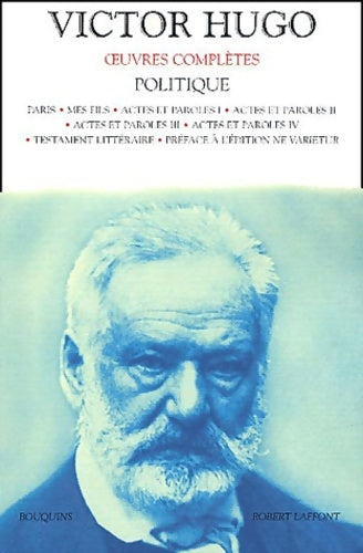 Livrenpoche : Oeuvres complètes de Victor Hugo : Politique - Victor Hugo - Livre