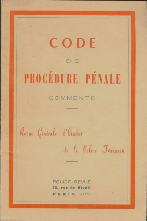 Livrenpoche : Code de procédure pénale commenté - Collectif - Livre