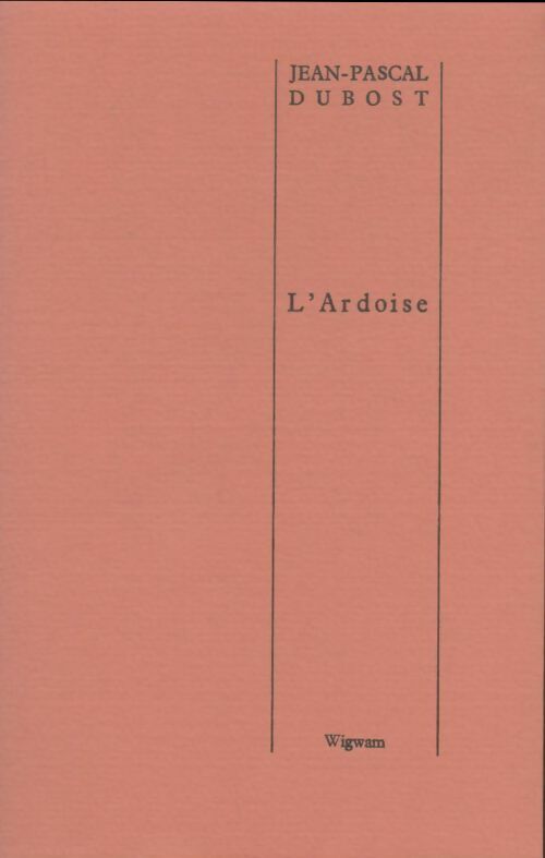 Livrenpoche : L'ardoise - Jean-Pascal Dubost - Livre