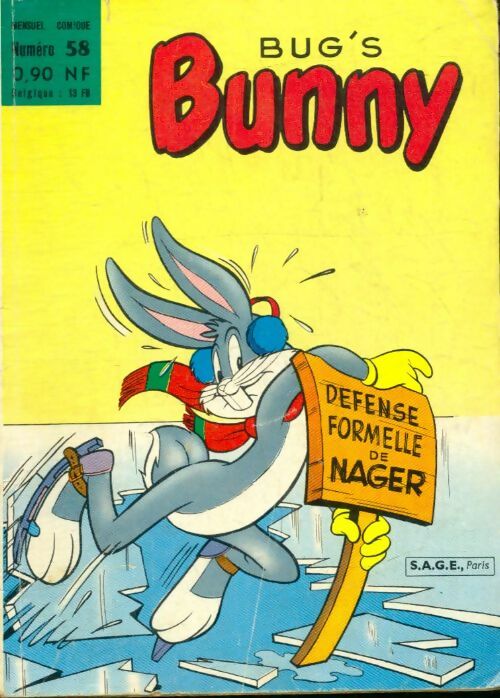 Livrenpoche : Bugs Bunny (première série) - mensuel n°58 - Collectif - Livre